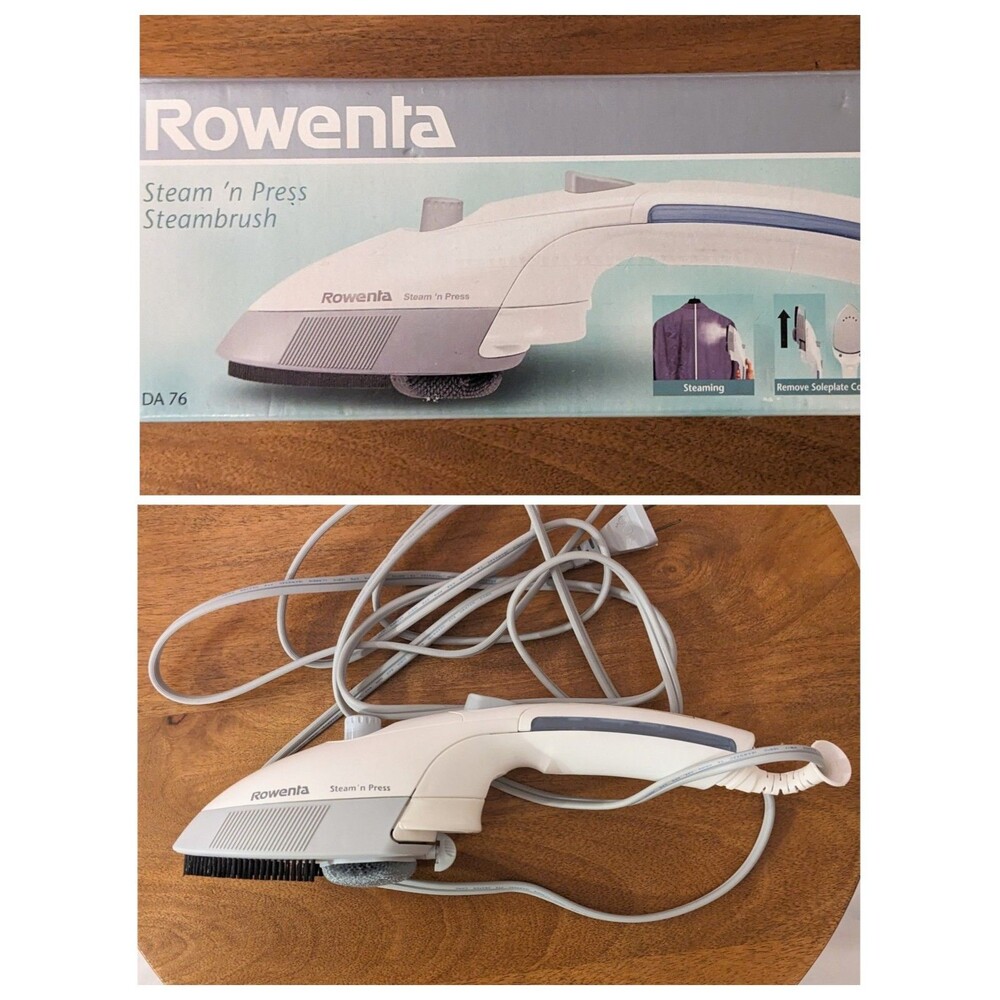 ROWENTA DA76 Steam 'n Press Garment Steam Fabric Garment Brush Home Travel